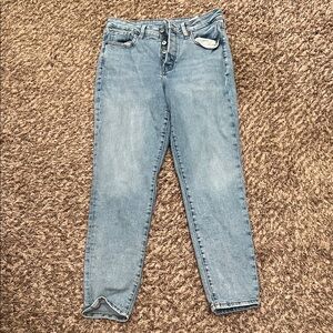 Stylish Women's Light Blue Cropped Jeans